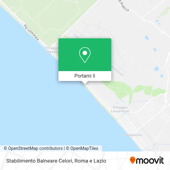 Mappa Stabilimento Balneare Celori