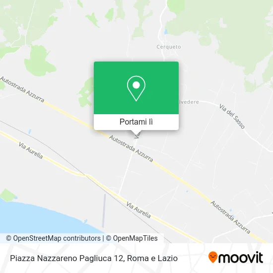 Mappa Piazza Nazzareno Pagliuca 12