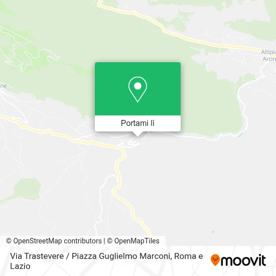 Mappa Via Trastevere / Piazza Guglielmo Marconi