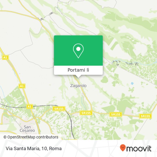 Mappa Via Santa Maria, 10