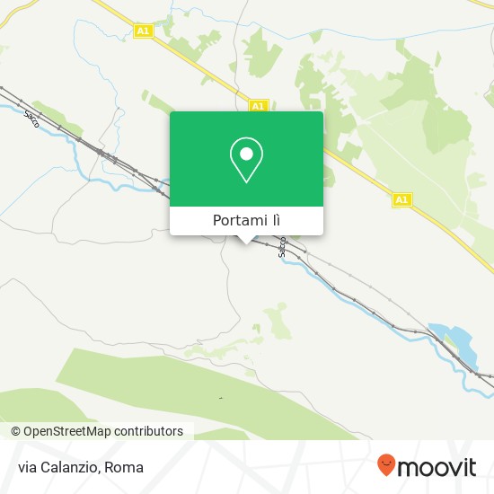 Mappa via Calanzio