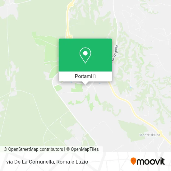 Mappa via De La Comunella