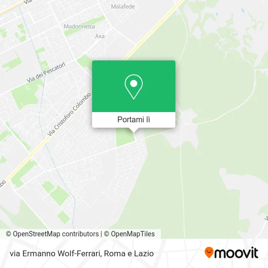 Mappa via Ermanno Wolf-Ferrari