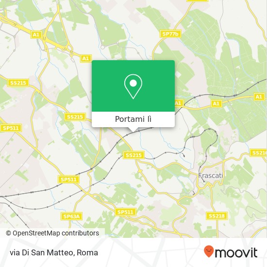 Mappa via Di San Matteo