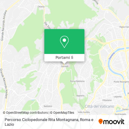 Mappa Percorso Ciclopedonale Rita Montagnana