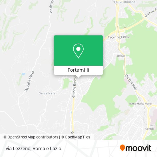 Mappa via Lezzeno