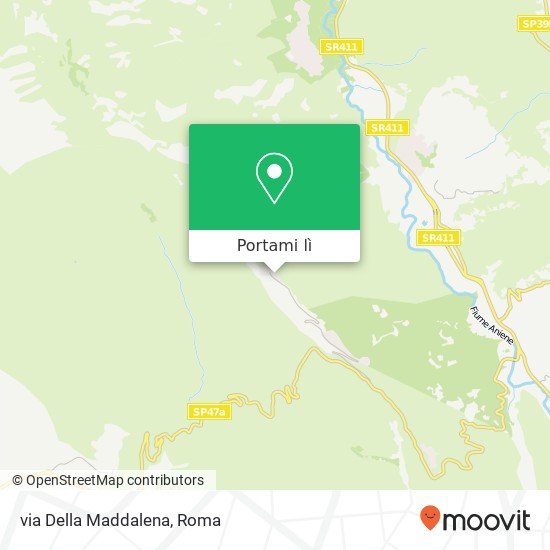 Mappa via Della Maddalena