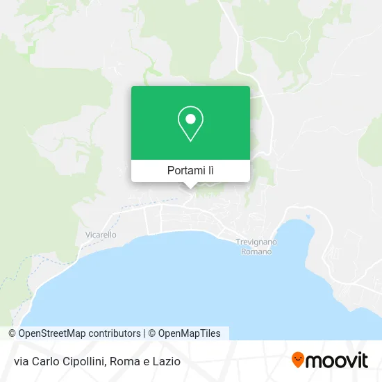 Mappa via Carlo Cipollini