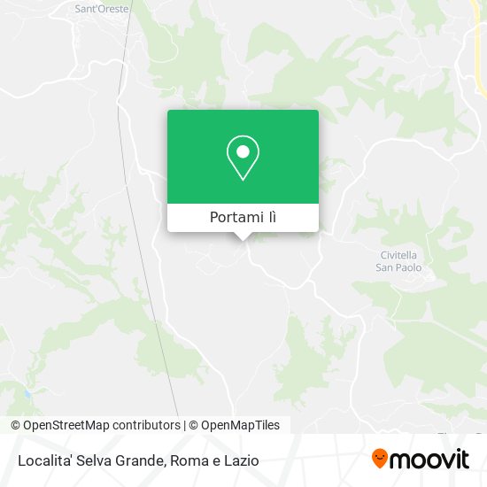 Mappa Localita' Selva Grande