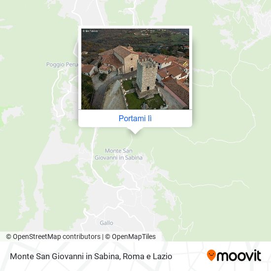 Mappa Monte San Giovanni in Sabina
