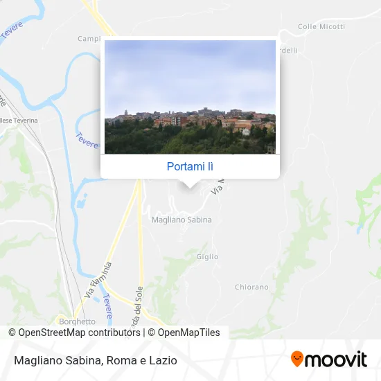 Mappa Magliano Sabina