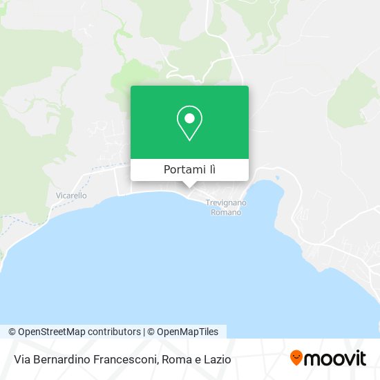 Mappa Via Bernardino Francesconi