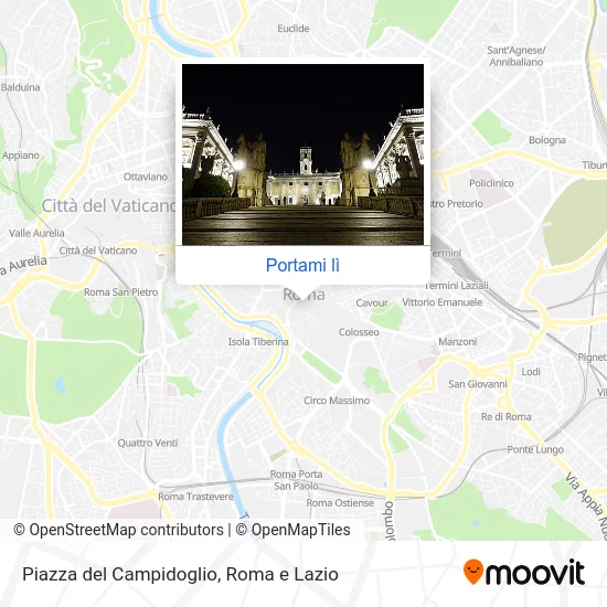 Mappa Piazza del Campidoglio