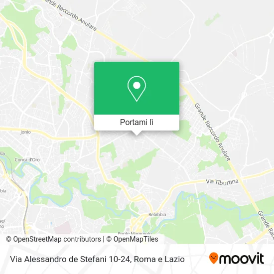 Mappa Via Alessandro de Stefani 10-24