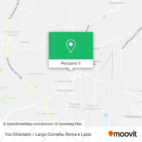 Mappa Via Ottaviano / Largo Cornelia