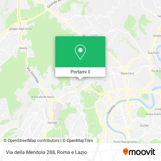 Mappa Via della Mendola 288