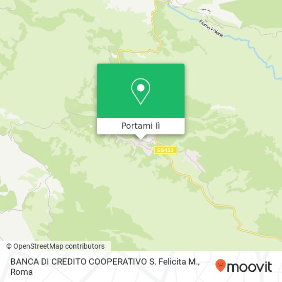 Mappa BANCA DI CREDITO COOPERATIVO S. Felicita M.