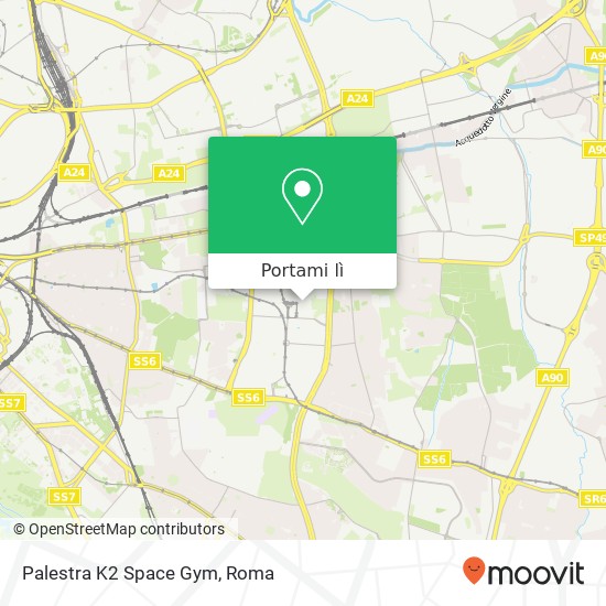 Mappa Palestra K2 Space Gym