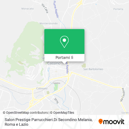 Mappa Salon Prestige Parrucchieri.Di Secondino Melania