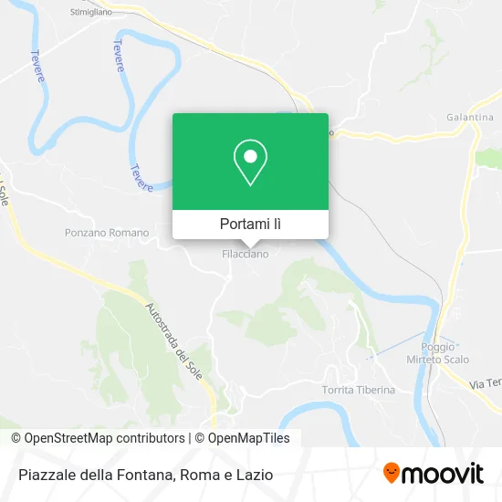 Mappa Piazzale della Fontana