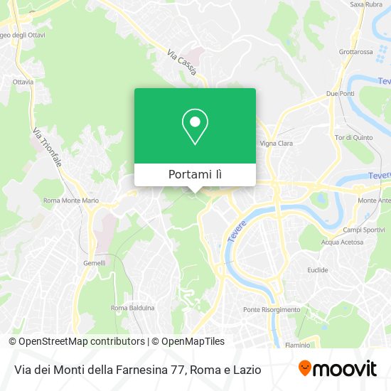 Mappa Via dei Monti della Farnesina  77