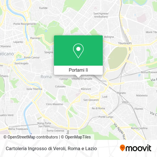 Mappa Cartoleria Ingrosso di Veroli