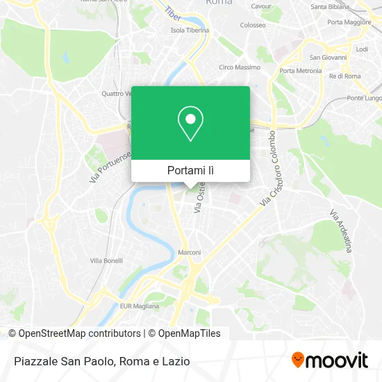 Mappa Piazzale San Paolo