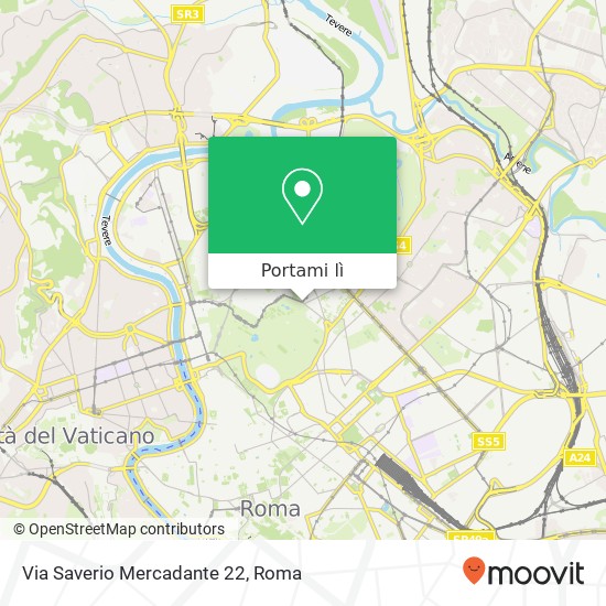Mappa Via Saverio Mercadante 22