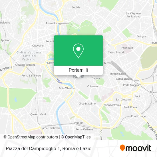Mappa Piazza del Campidoglio  1