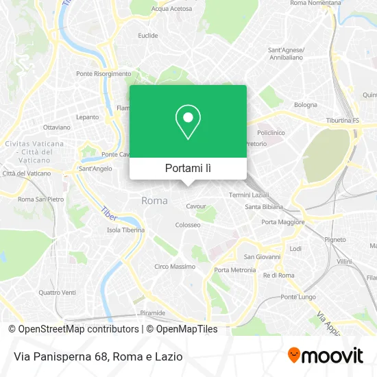 Mappa Via Panisperna  68