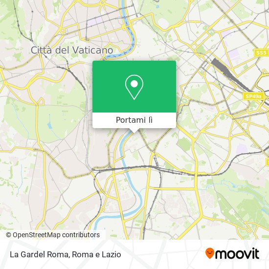 Mappa La Gardel Roma