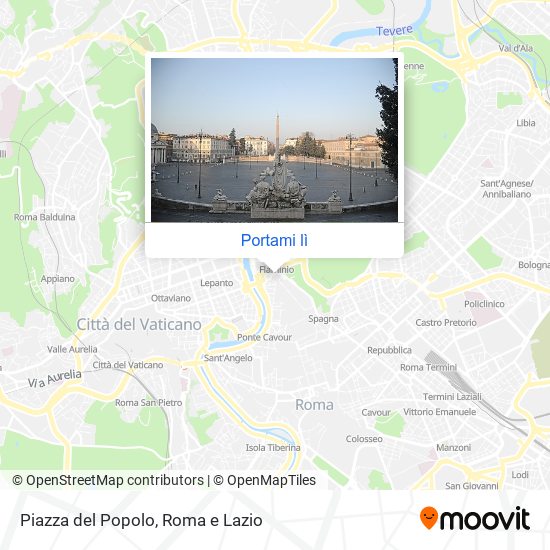 Mappa Piazza del Popolo