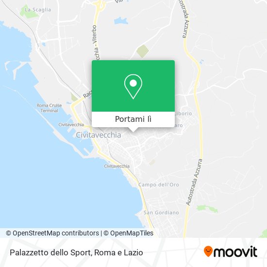 Mappa Palazzetto dello Sport