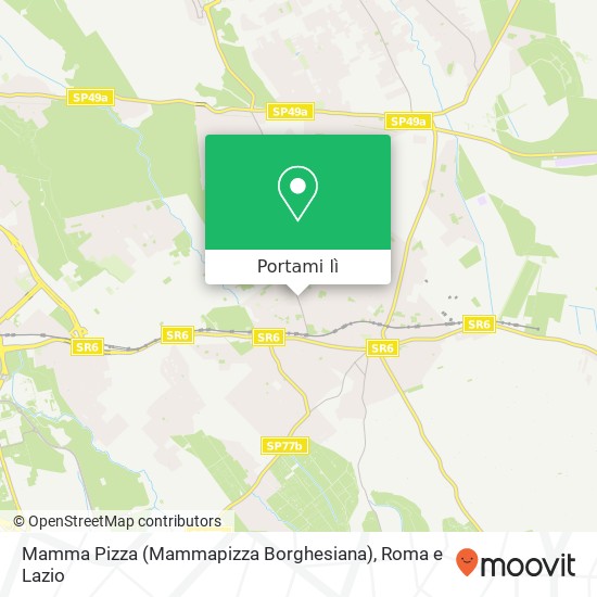 Mappa Mamma Pizza (Mammapizza Borghesiana)