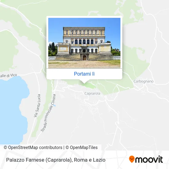 Mappa Palazzo Farnese (Caprarola)