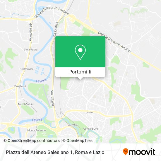 Mappa Piazza dell Ateneo Salesiano  1