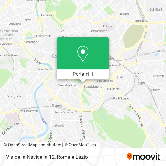 Mappa Via della Navicella  12