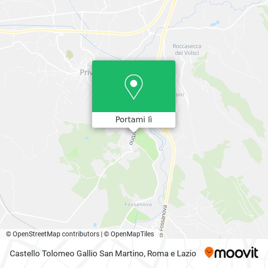 Mappa Castello Tolomeo Gallio San Martino