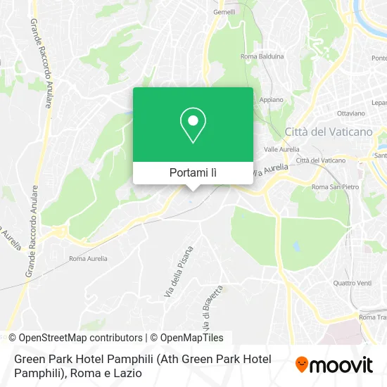 Mappa Green Park Hotel Pamphili