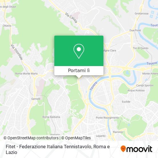 Mappa Fitet - Federazione Italiana Tennistavolo