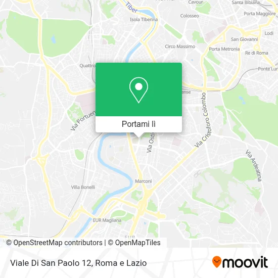Mappa Viale Di San Paolo  12