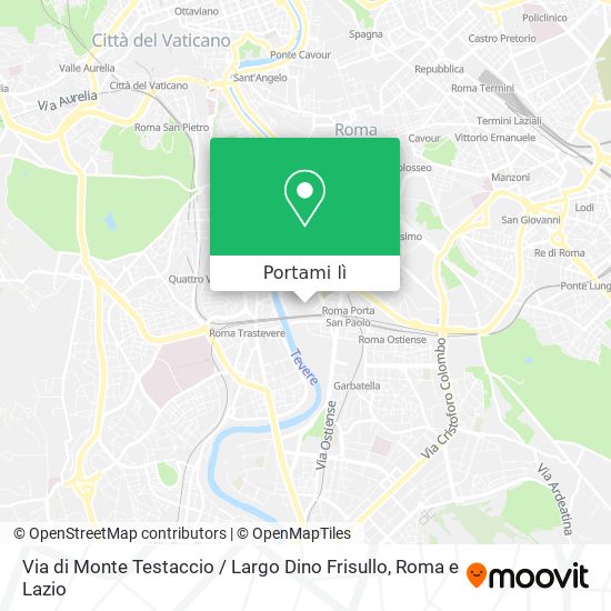 Mappa Via di Monte Testaccio / Largo Dino Frisullo