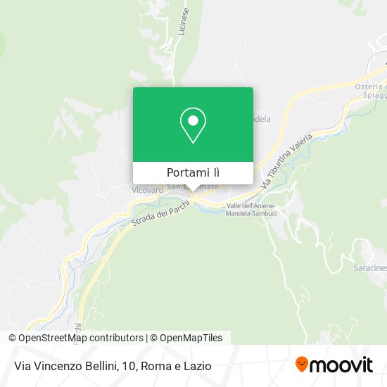 Mappa Via Vincenzo Bellini, 10