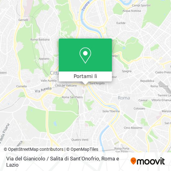 Mappa Via del Gianicolo / Salita di Sant'Onofrio