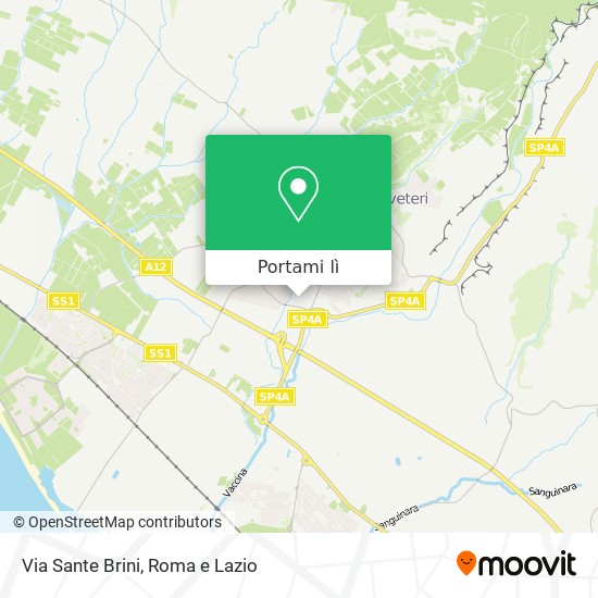 Mappa Via Sante Brini