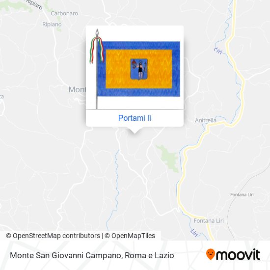 Mappa Monte San Giovanni Campano