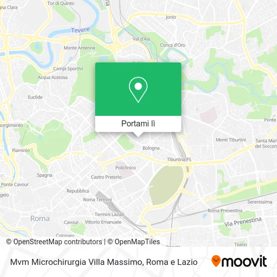 Mappa Mvm Microchirurgia Villa Massimo