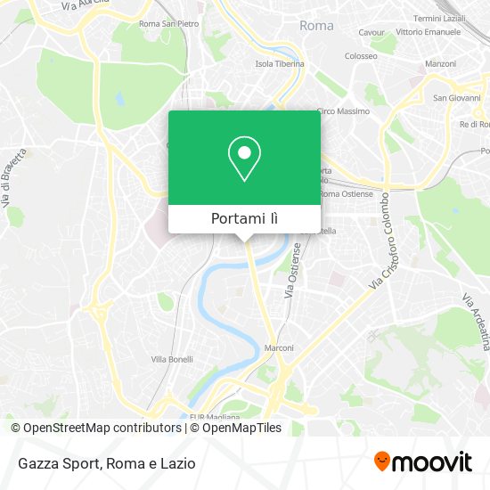Mappa Gazza Sport