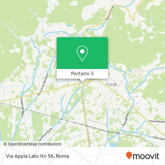 Mappa Via Appia Lato Itri 56