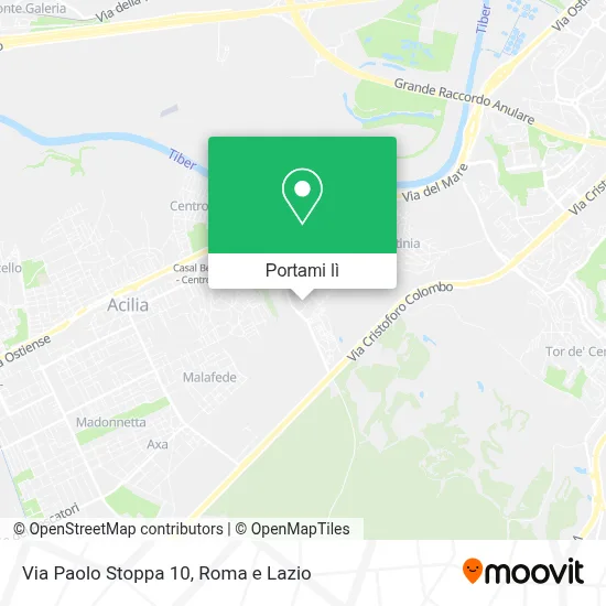 Mappa Via Paolo Stoppa  10